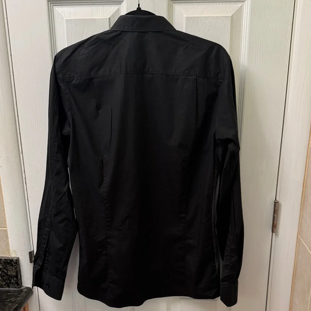 Hugo Boss Black and Gray Men's Dress Shirt - Picture 4 of 4